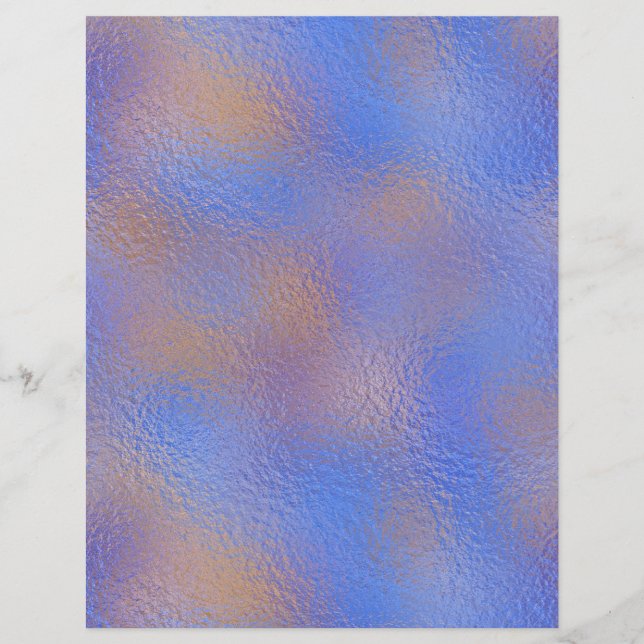 Iridescent Faux Folie Scrapbook Paper nr. 90 (Voorkant)