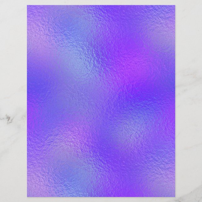 Iridescent Faux Folie Scrapbook Paper nr. 95 (Voorkant)