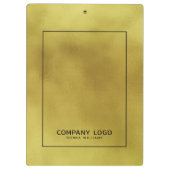 Iridescent faux goudfolie achtergrond klembord (Achterkant)