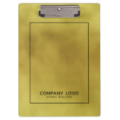 Iridescent faux goudfolie achtergrond klembord (Voorkant)