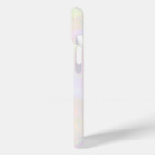 Iridescent Faux Holographic Luxe Foto Case-Mate iPhone Case (Achterkant / Links)