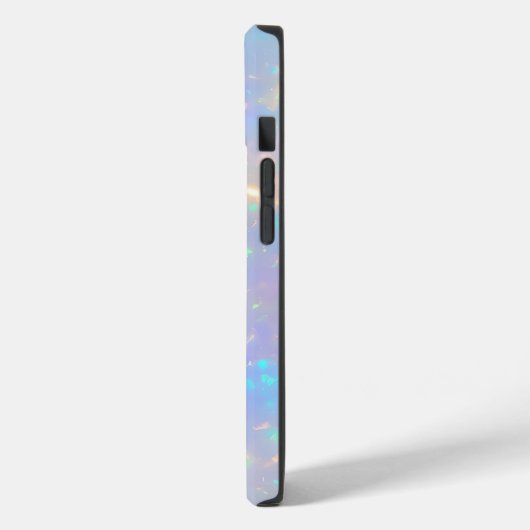 Iridescent Faux Opal w /  naam Case-Mate iPhone Case (Achterkant / Links)