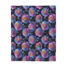 Iridescent Floral Wrapping met Red Ribbon Bow