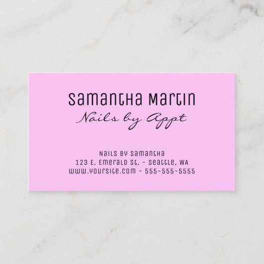 Iridescent Folie Brush Stroke regenboogluipaard ro Visitekaartje (Achterkant)