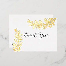 Iridescent Folie Dank u Folie Uitnodiging Briefkaart