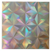 Iridescent Geometric Starburst Pattern ID1179 Tegeltje (Voorkant)