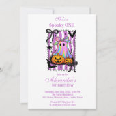 Iridescent Ghost Coquette Bow Spooky One Kaart (Voorkant)