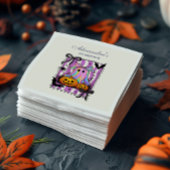 Iridescent Ghost Coquette Bow Spooky One Servet