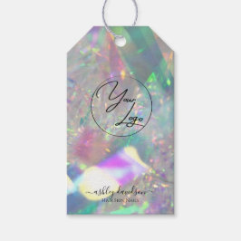 Iridescent Gift Labels | Labels voor zakelijke tek Cadeaulabel