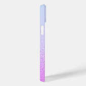 Iridescent Girly Pink Shimmer Persoonlijke naam Case-Mate iPhone Case (Achterkant / Rechts)