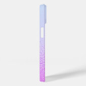 Iridescent Girly Pink Shimmer Persoonlijke naam Case-Mate iPhone Case (Achterkant / Rechts)