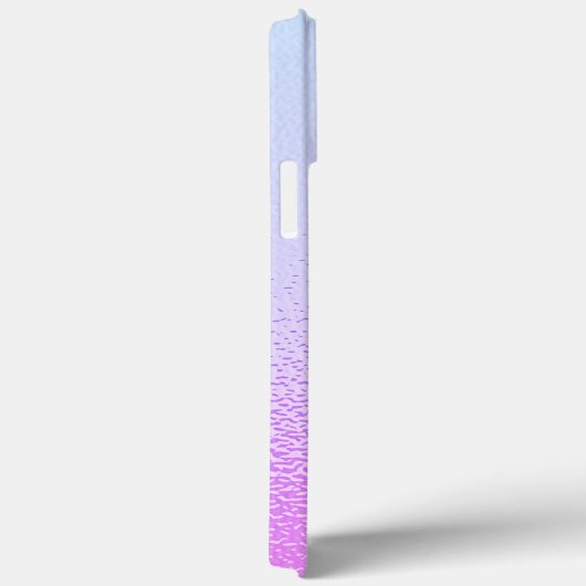 Iridescent Girly Pink Shimmer Persoonlijke naam Case-Mate iPhone Case (Achterkant / Rechts)