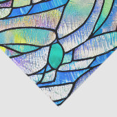 Iridescent Glas in lood Effect ontkoppeling Tissuepapier (Detail)