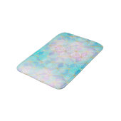 Iridescent Glass Geometric Patroon Badmat (Gekanteld)