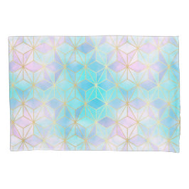 Iridescent Glass Geometric Patroon Kussensloop