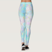 Iridescent Glass Geometric Patroon Leggings (Achterkant)