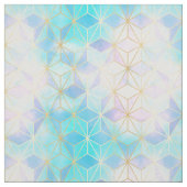 Iridescent Glass Geometric Patroon Stof (Swatch)