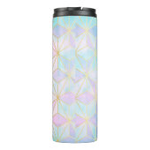 Iridescent Glass Geometric Patroon Thermosbeker (Achterkant)