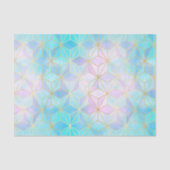 Iridescent Glass Geometric Patroon Tissuepapier (Voorkant)