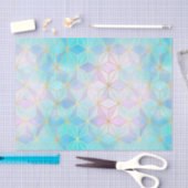 Iridescent Glass Geometric Patroon Tissuepapier (Craft)