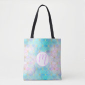 Iridescent Glass Geometric Patroon Tote Bag (Voorkant)