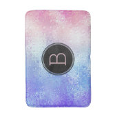 Iridescent glazen ombre blauw tot roze badmat (Voorkant Verticaal)