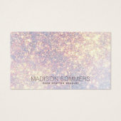 Iridescent Glitter Jewelry Display Kaarten Visitekaartje (Voorkant)