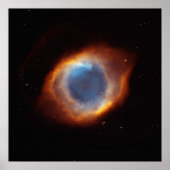 Iridescent Glory of Nearby Helix Nebula Poster (Voorkant)