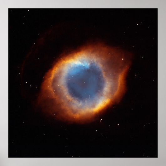 Iridescent Glory of Nearby Helix Nebula Poster (Voorkant)