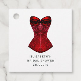 Iridescent Gothic Dieprode Heks Bedankjes Labels