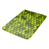 Iridescent Green Glitter Mermaid Fish Scales Badmat (Gekanteld)