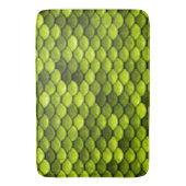 Iridescent Green Glitter Mermaid Fish Scales Badmat (Voorkant Verticaal)