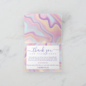 Iridescent Holographic Bedankt voor uw bestelling (Binnen)