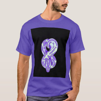 Iridescent Holographic Figuur 8 T-shirt