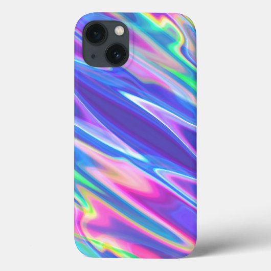 Iridescent Holographic Folie Paars Groen Blauw Roz Case-Mate iPhone Case (Achterkant)