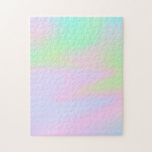 Iridescent Holographic Pastel Unicorn Rainbow Legpuzzel
