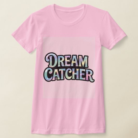 Iridescent Holographic Pink Dream Catcher T-shirt (Laagn)
