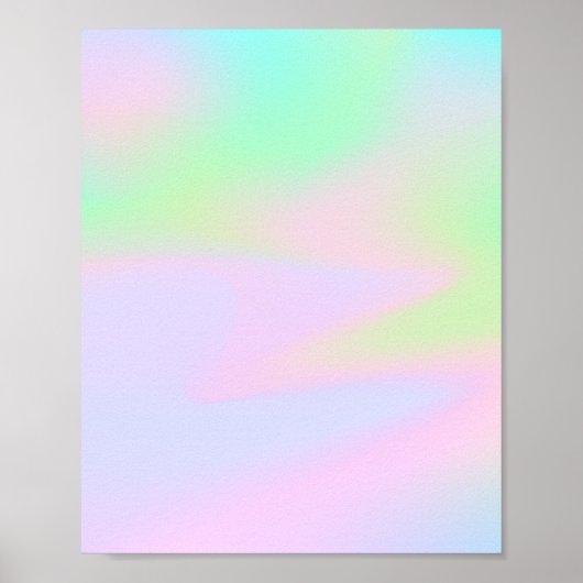 Iridescent Holographic Poster (Voorkant)