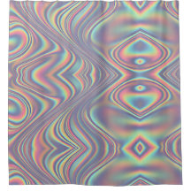 Iridescent Holographic Swirl Texture