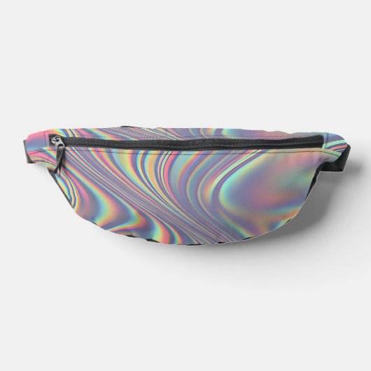 Iridescent Holographic Swirl Texture Heuptasje (Liggend)