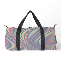 Iridescent Holographic Swirl Texture