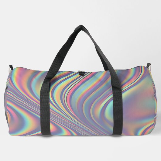 Iridescent Holographic Swirl Texture Plunjezak (Achterkant)