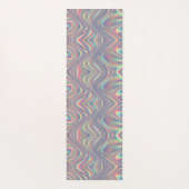 Iridescent Holographic Swirl Texture Yogamat (Achterkant)