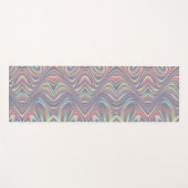 Iridescent Holographic Swirl Texture Yogamat (Voorkant (horizontaal))