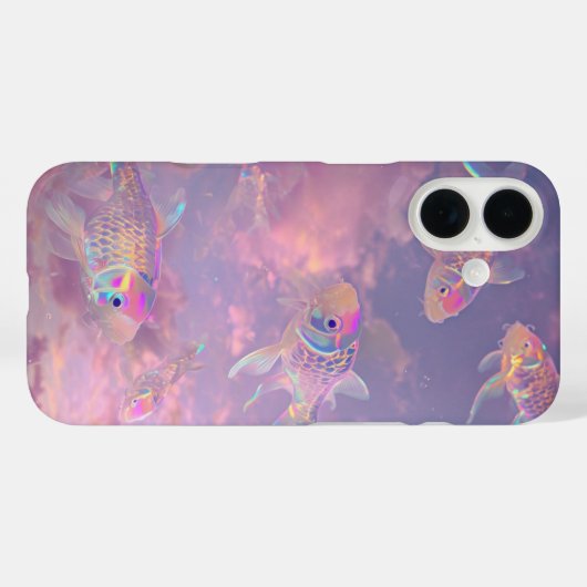 Iridescent Koi Fish Phone Case (Achterkant (horizontaal))