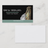 Iridescent Labradorite Crystals and Minerals Visitekaartje (Voorkant / Achterkant)