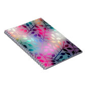 Iridescent Leaves Notitieboek (Rechterzijde)