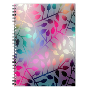 Iridescent Leaves Notitieboek