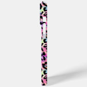 Iridescent Leopard Print Monogrammed Case-Mate iPhone Case (Achterkant / Links)