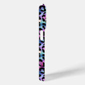 Iridescent Leopard Print Monogrammed Case-Mate iPhone Case (Achterkant / Rechts)